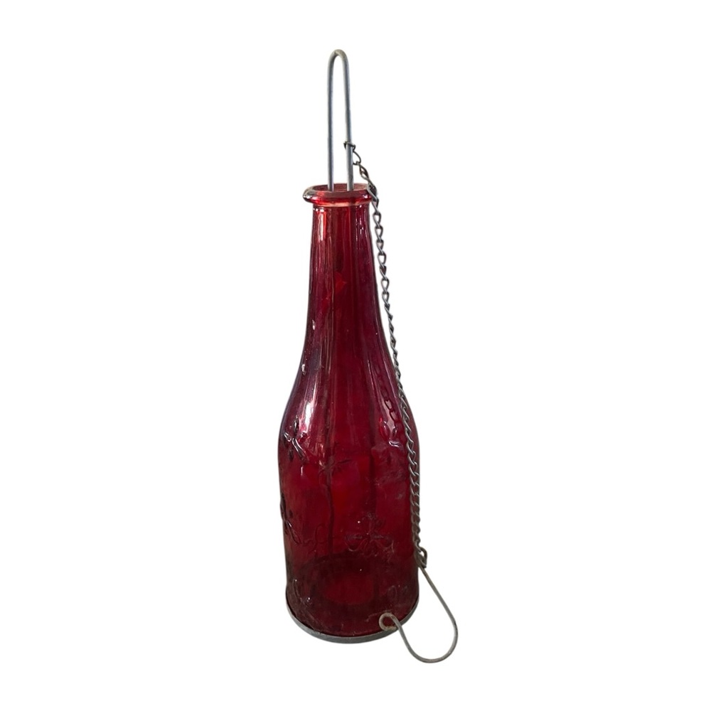 Hanging Red Decorative Votive Candle Holder Tea Light Lantern
